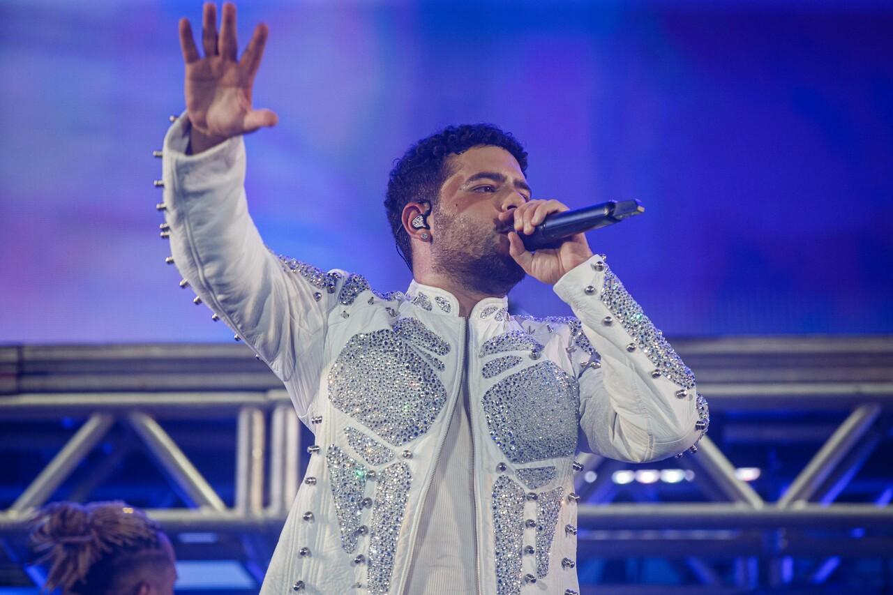 Pedro Sampaio subiu ao palco do Aterro pouco antes da meia-noite