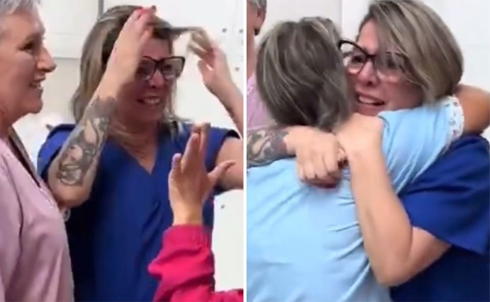 Mulher se emociona ao achar que ganhou Mega da Virada