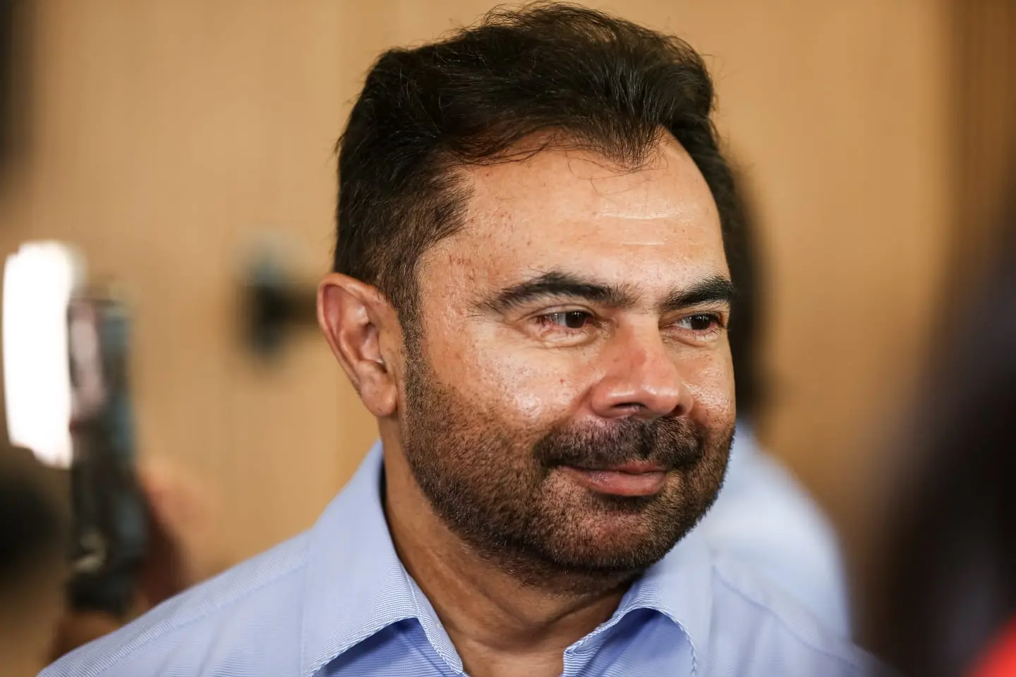 Idilvan Alencar durante entrevista coletiva nesta sexta-feira (3)