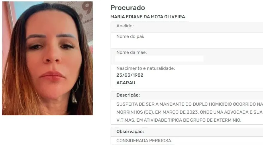 A empresária teria encomendado o crime por motivo torpe