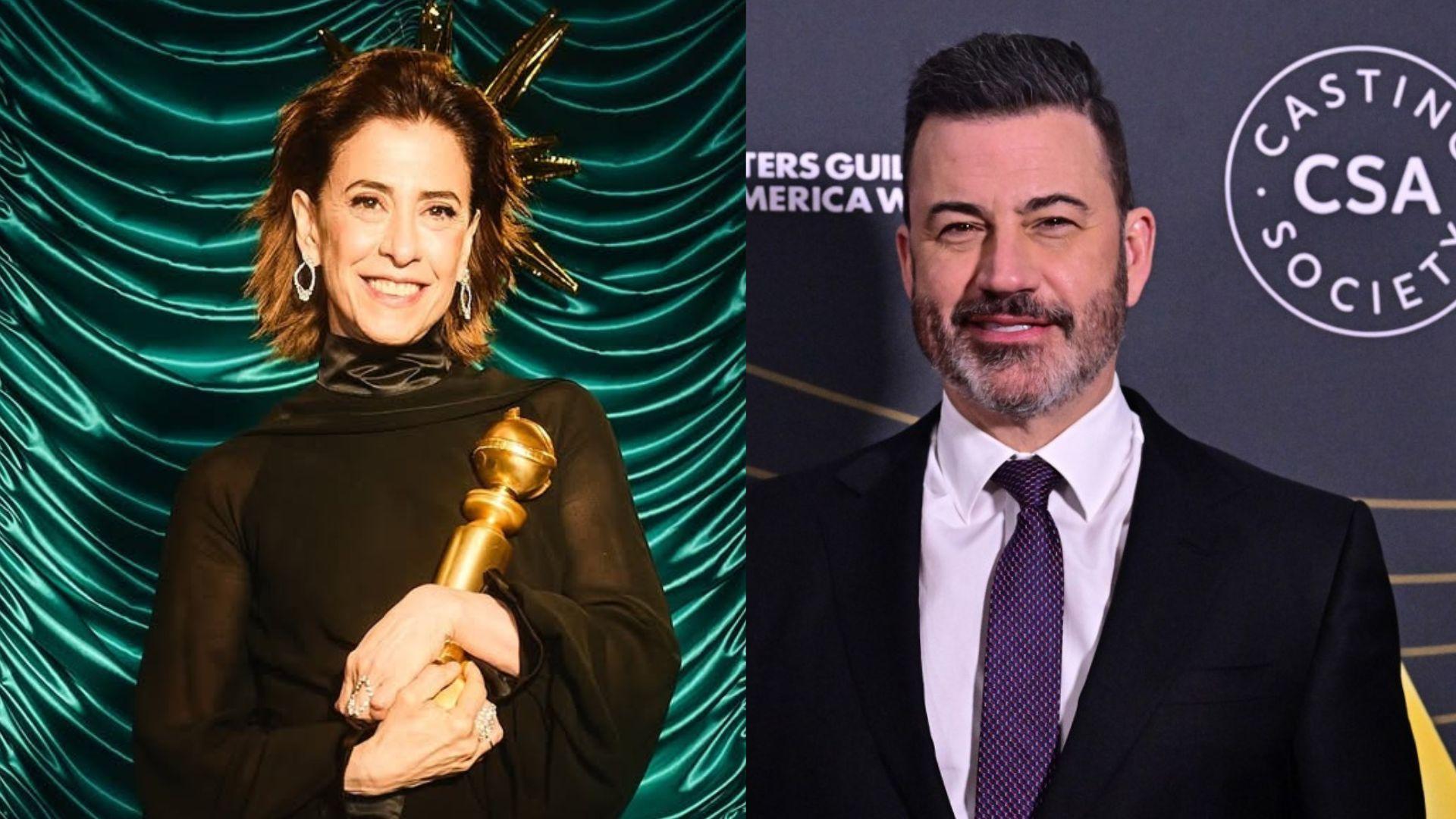 Entrevista de Fernanda Torres no 'Jimmy Kimmel Live!' é cancelada devido aos incêndios em Los Angeles, nos EUA