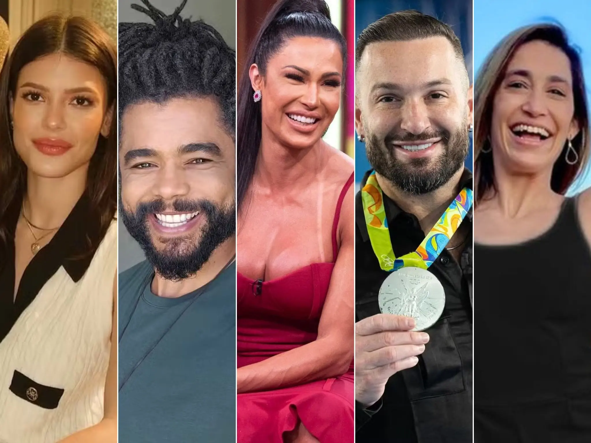Vitória Strada, Diogo Almeida, Gracyanne Barbosa, Diego e Daniele Hypólito foram confirmados no 'Camarote' do BBB 25