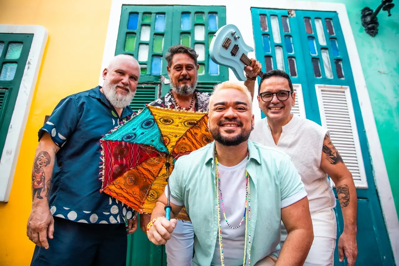 Dangelo Feitosa, Miguel Basile, Jolson Ximenes e Júnior Torres formam Os Transacionais