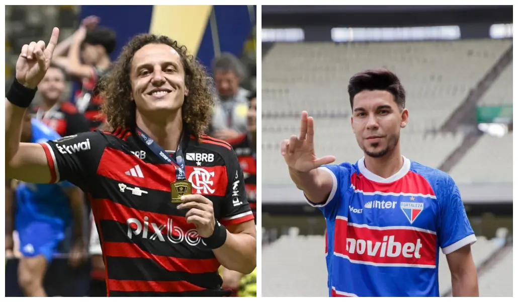 David Luiz e Pol Fernández jogarão no Fortaleza