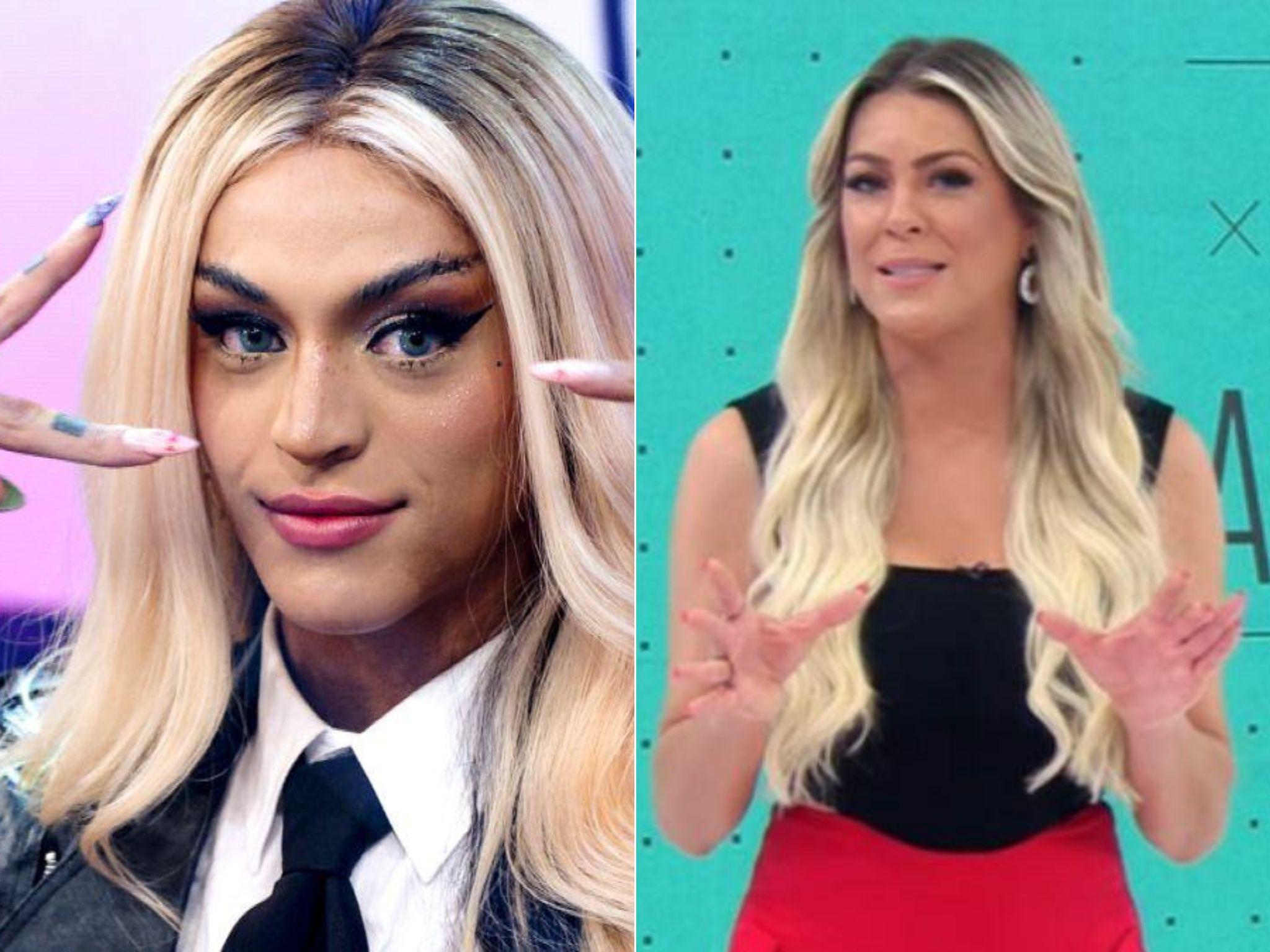Pabllo Vittar criticou uma publicação da apresentadora Renata Fan por suposta transfobia