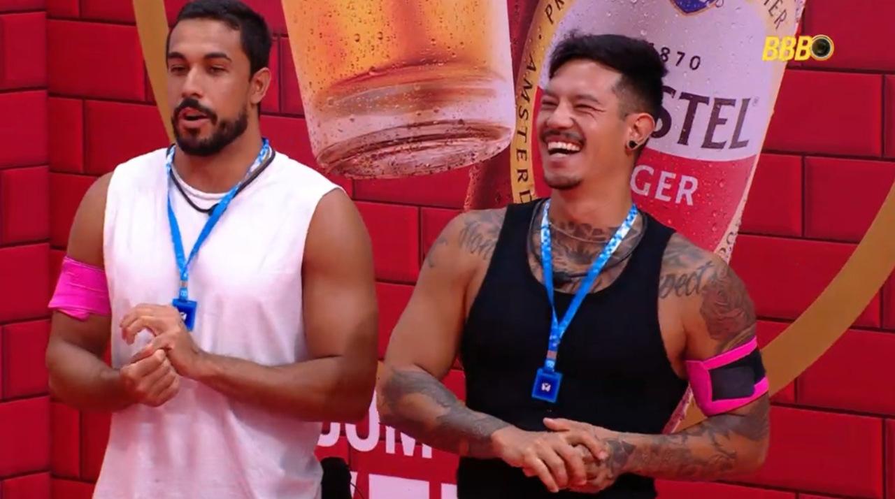 Participantes em dinâmica de afinidade no BBB 25