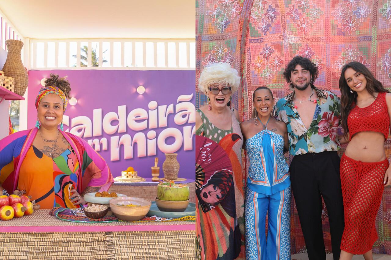 Fotos do programa do Caldeirão com Mion