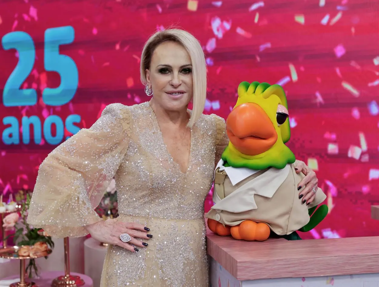 Ana Maria Braga e o Louro Mané