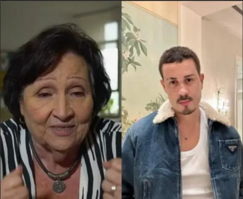 Dona Déa Lúcia e Carlinhos Maia