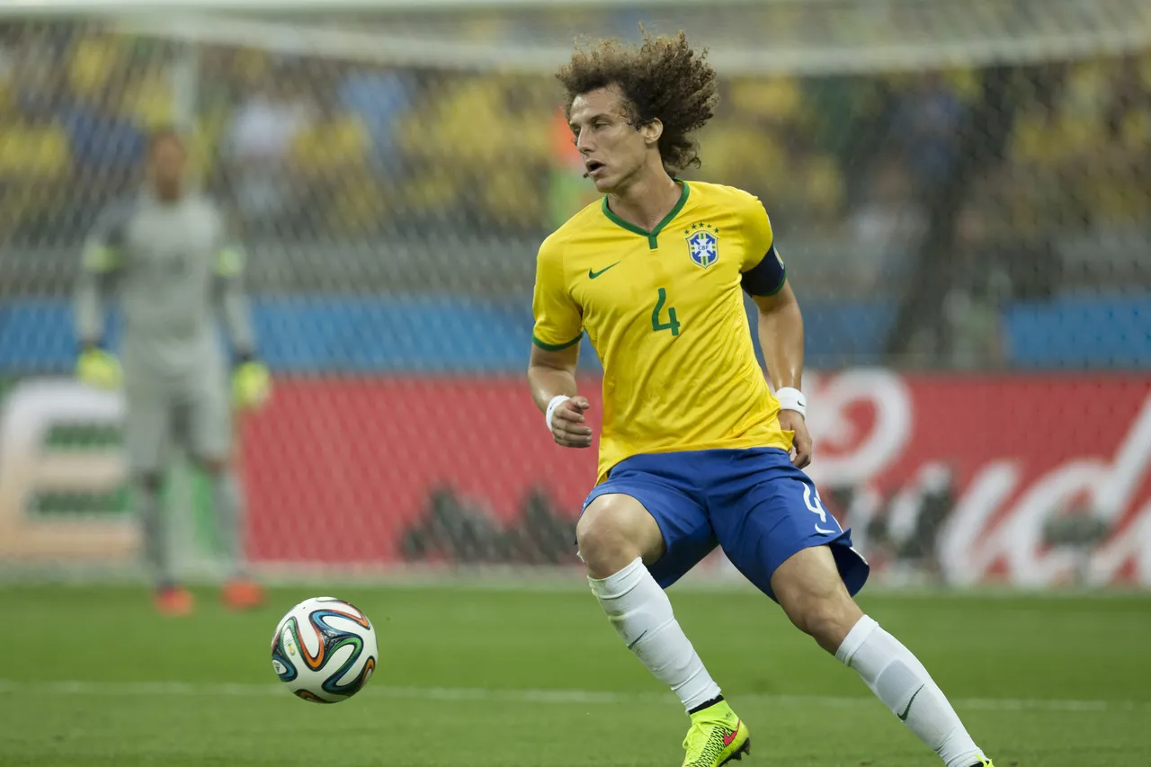 David Luiz jogou 57 partidas pela Seleção Brasileira
