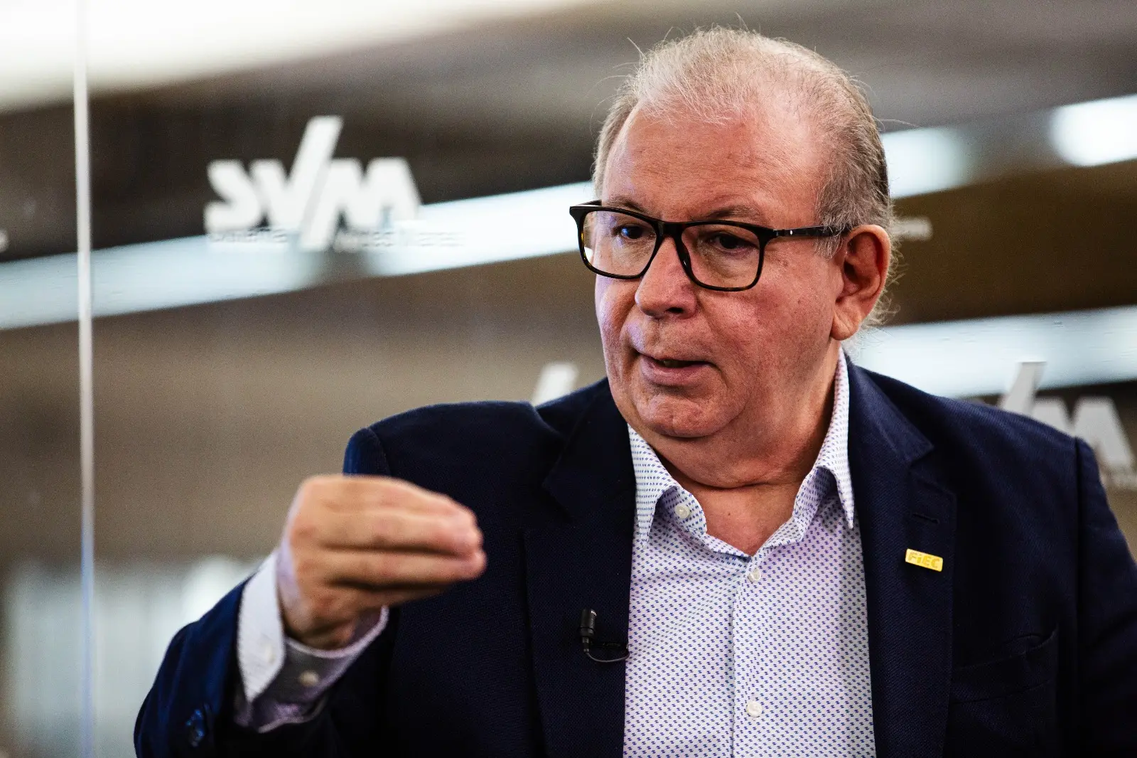 Presidente da Federação das Indústrias do Estado do Ceará (Fiec), Ricardo Cavalcante, em entrevista ao Sistema Verdes Mares.