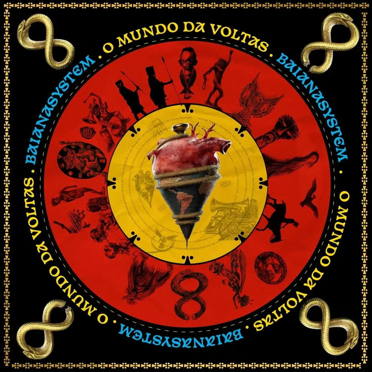 Capa do álbum 'O Mundo Dá Voltas', lançado em 16 de janeiro deste ano