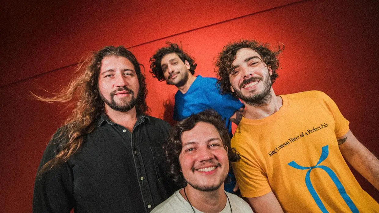 Nicholas, Caio, Gabriel e Rafael, em foto de divulgação da formação original do SAPDL