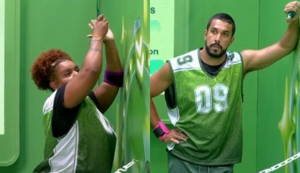 Camilla e Maike em Prova do Líder