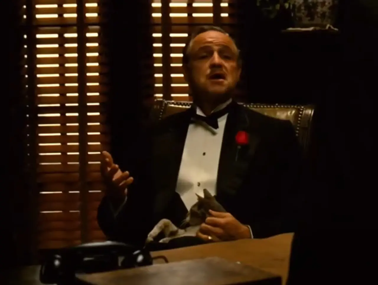 cena do filme o poderoso chefão