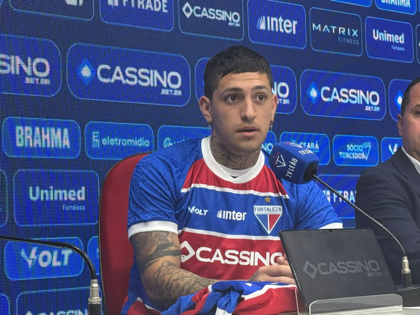 Gastón Ávila, novo jogador do Fortaleza.