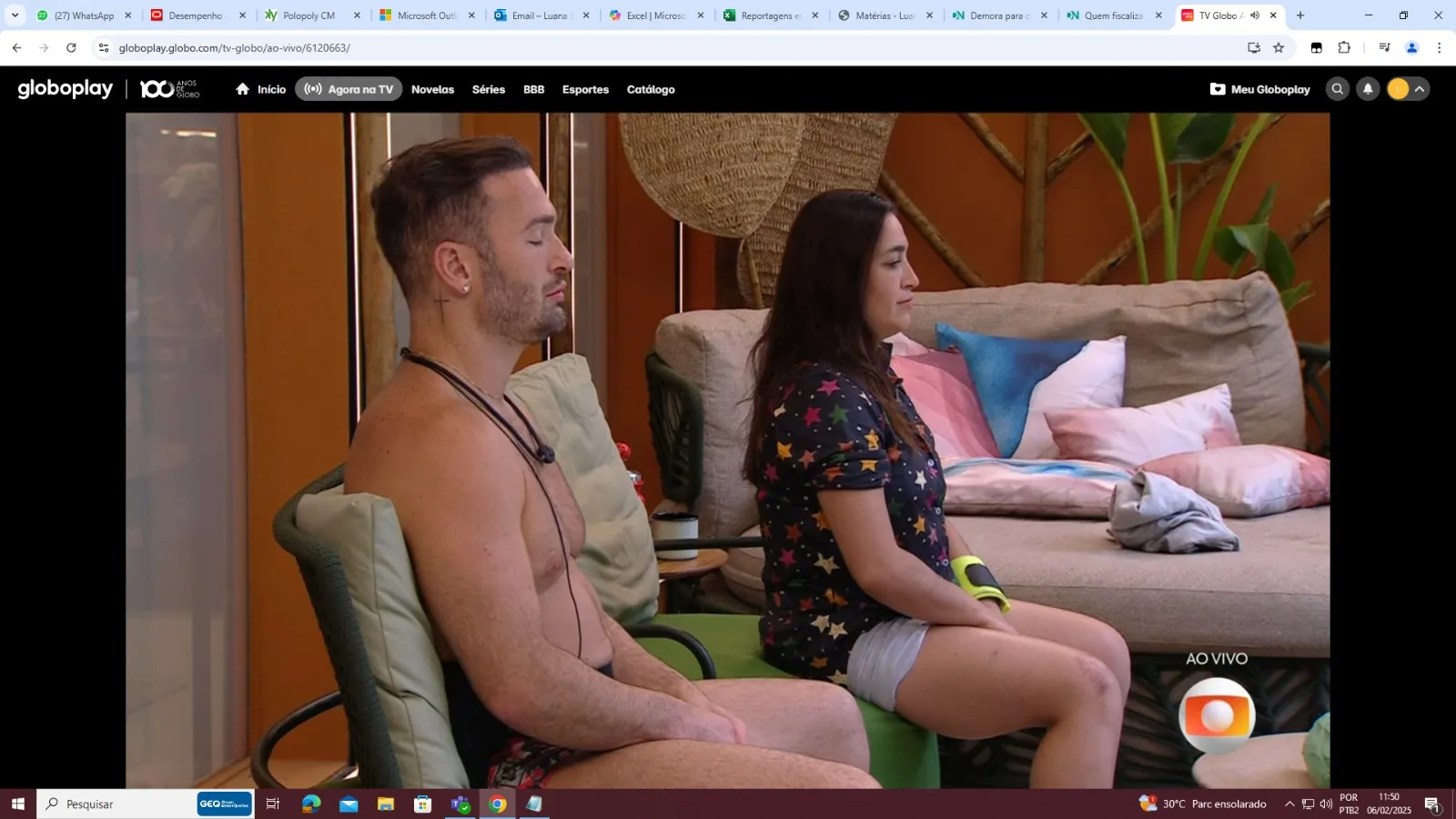 Diego e Daniele Hypólito ficaram estáticos