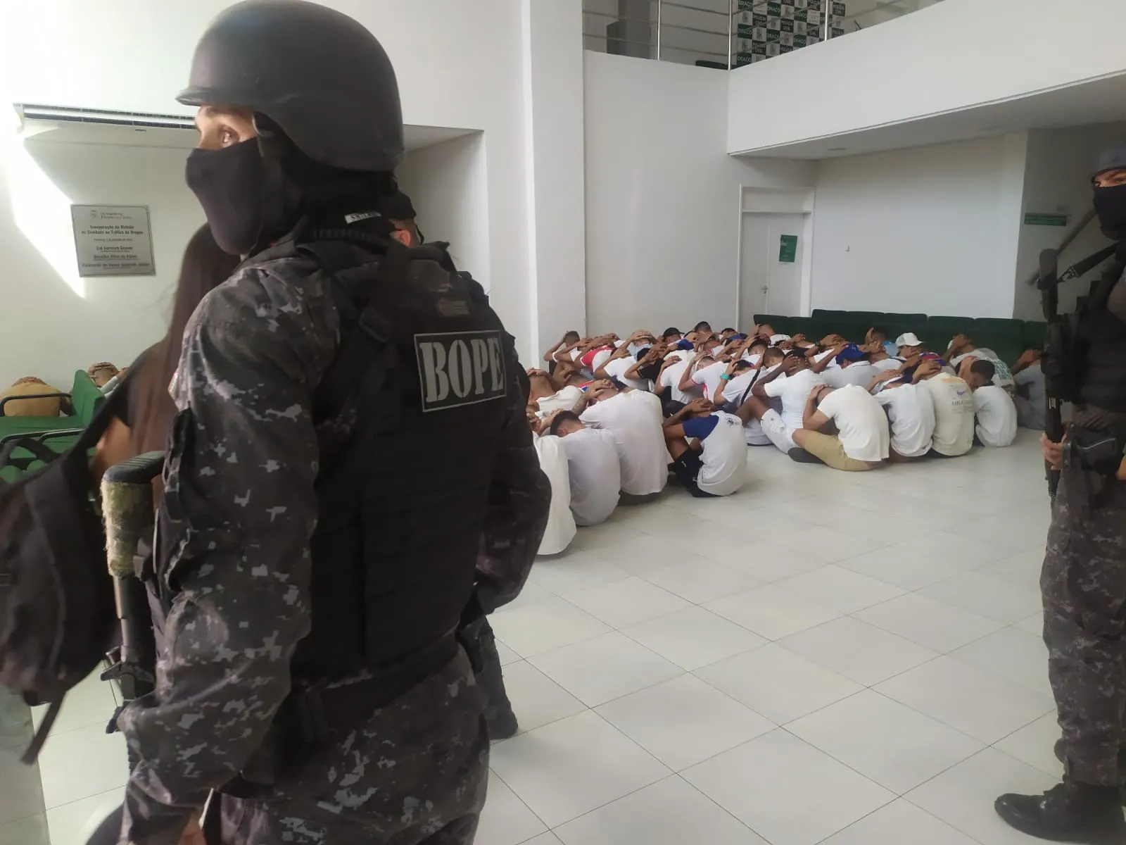 Os torcedores foram levados até a Draco
