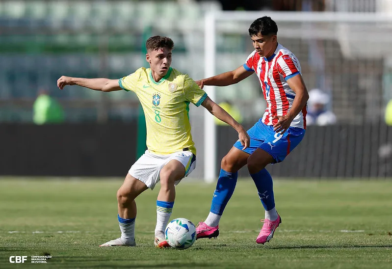 O Brasil exerceu o favoritismo de bateu o Paraguai