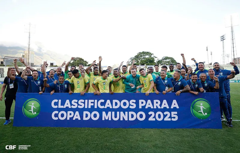 Pentacampeão da categoria, o Brasil garantiu vaga na próxima edição da Copa do Mundial Sub-20 da Fifa em setembro