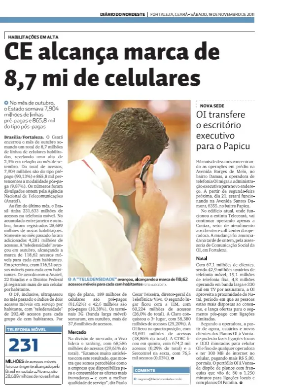 Matéria de telefonia