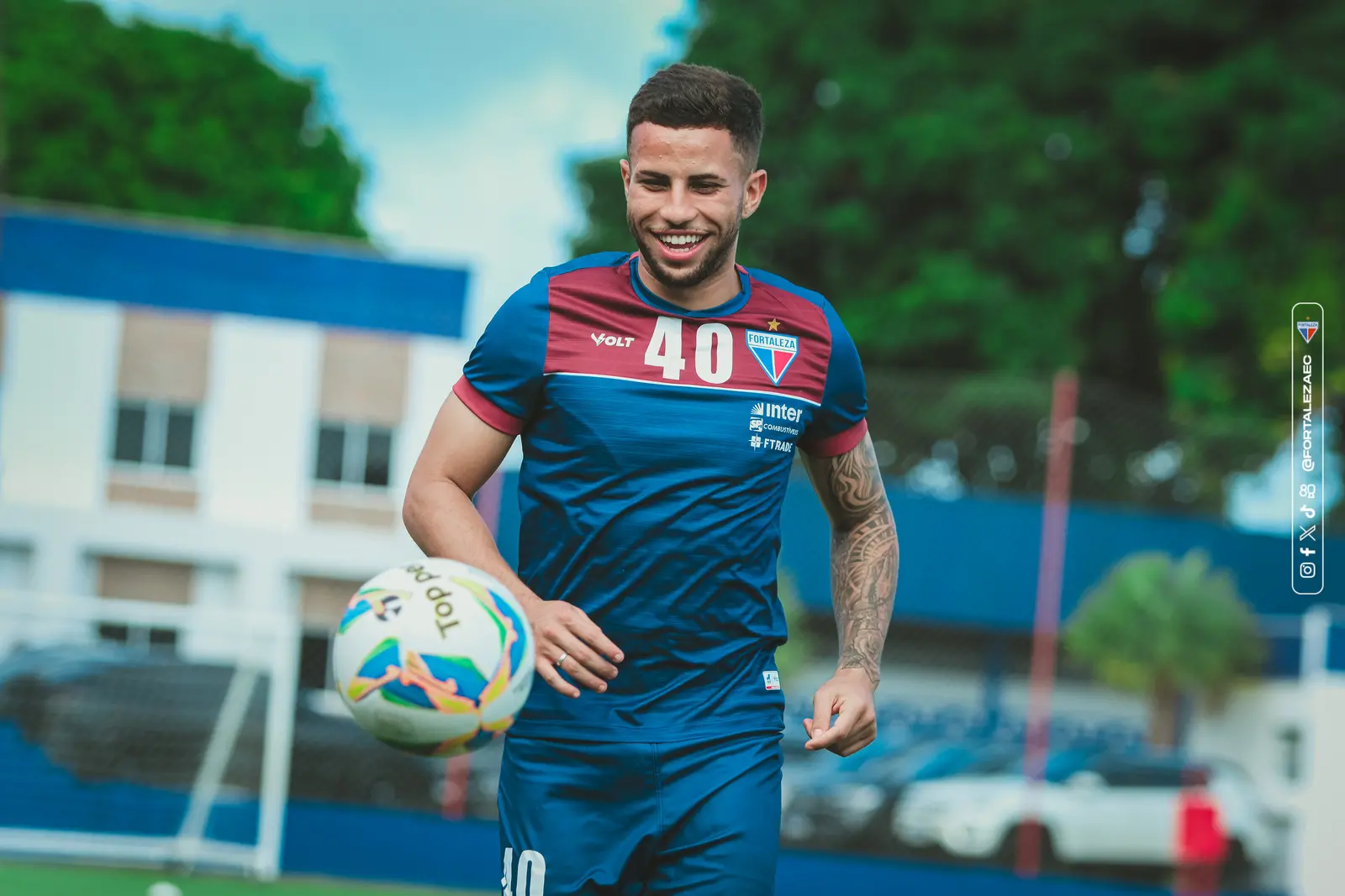 Kauê Canela em ação pelo Fortaleza