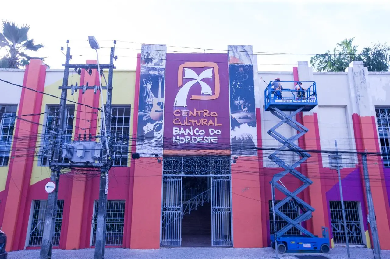 Reforma da fachada e de outros espaços do CCBNB deve ser concluída até março