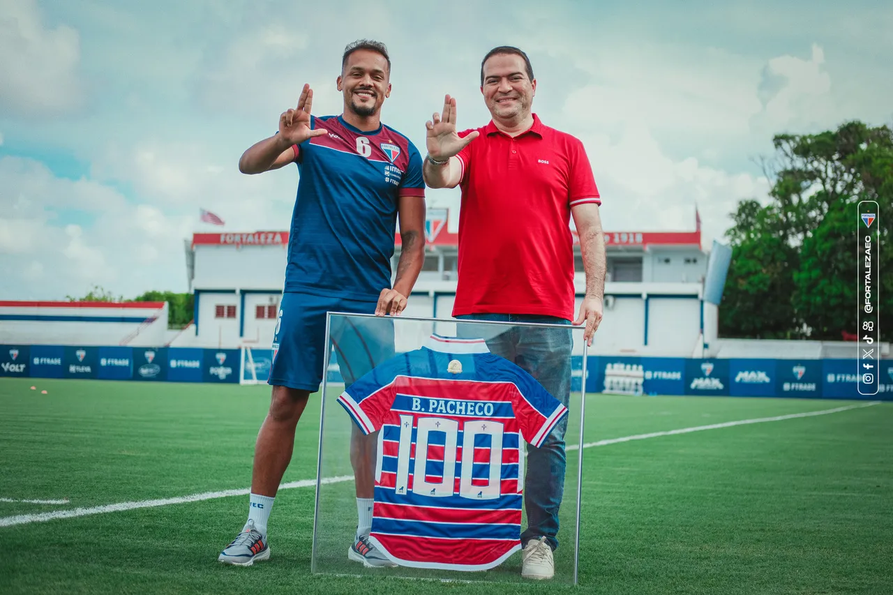 Bruno Pacheco completou 100 jogos em um pouco mais de 2 anos de clube
