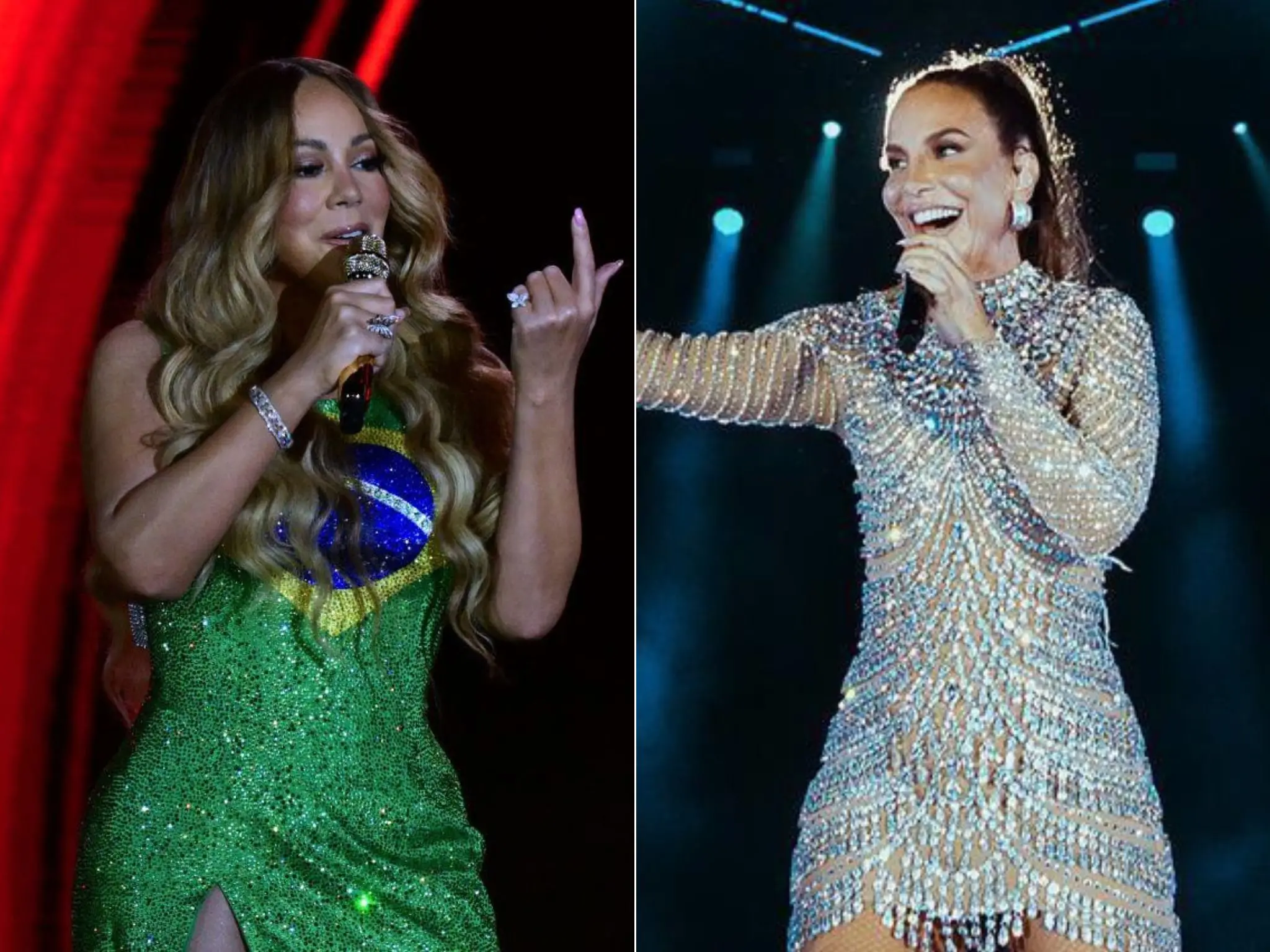 Mariah Carey e Ivete Sangalo sobem ao palco do The Town no dia 13 de setembro