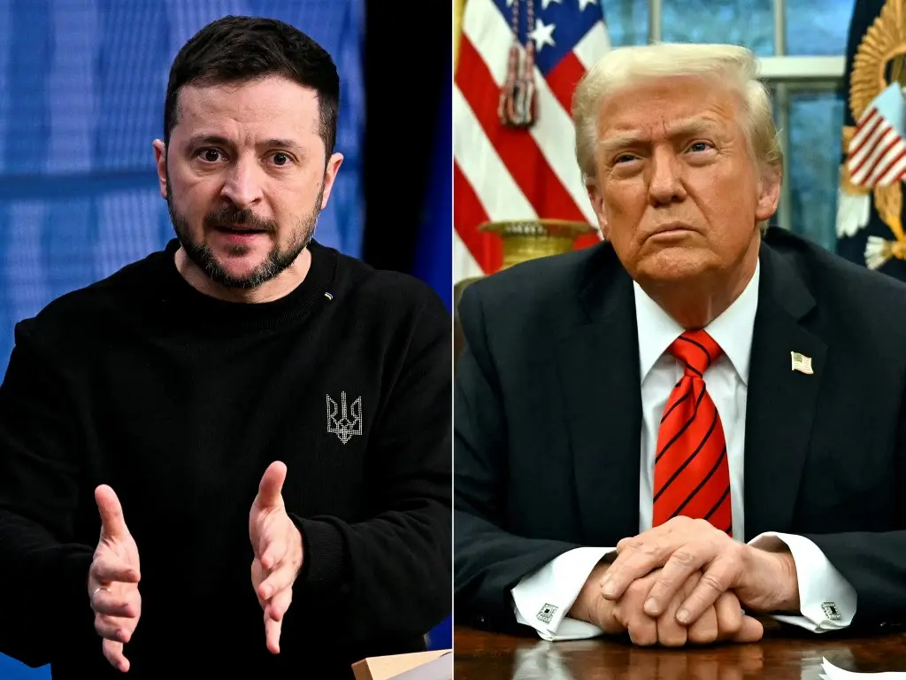 Volodimir Zelensky e Donald Trump