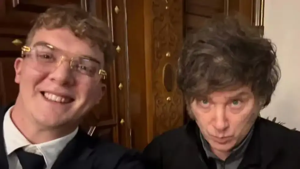 Hayden Mark Davis e Javier Milei se reuniram em 30 de janeiro em Buenos Aires