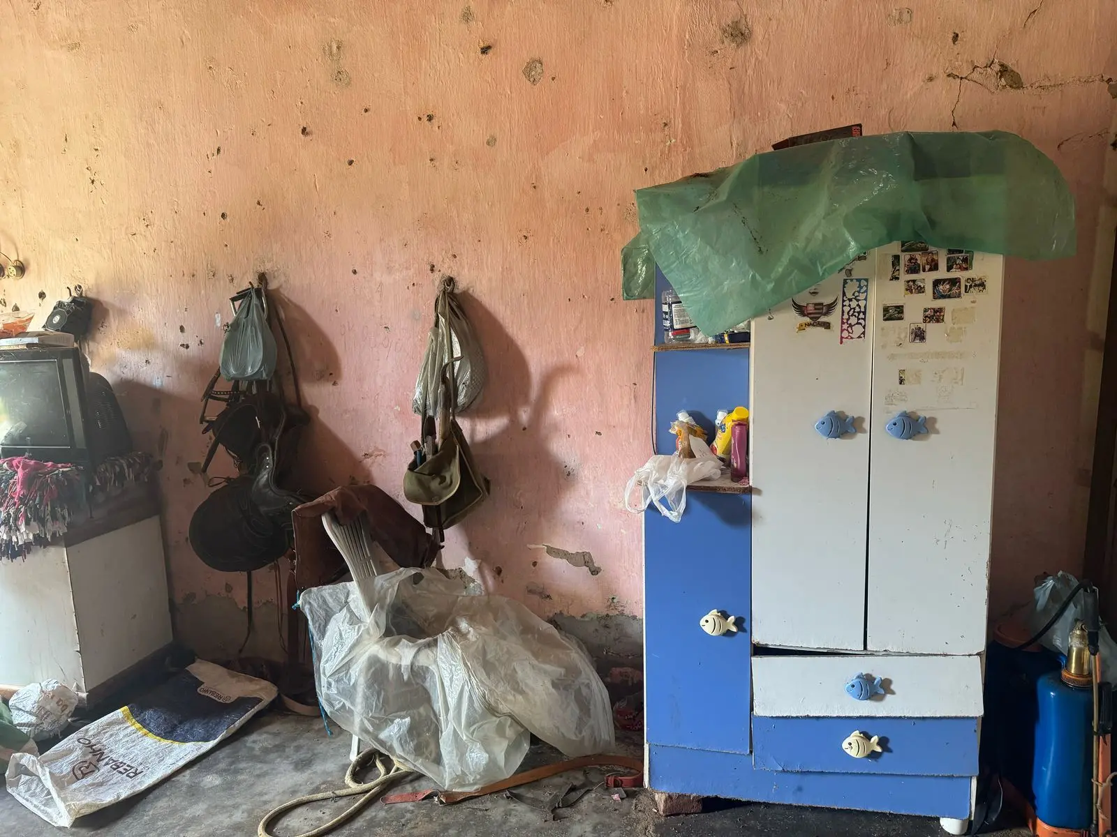 Local em que o trabalhador morava