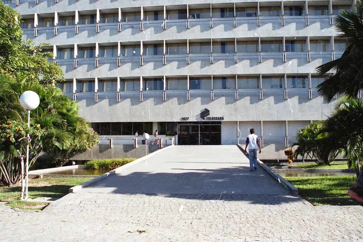 Fachada do prédio da Teleceará em Fortaleza
