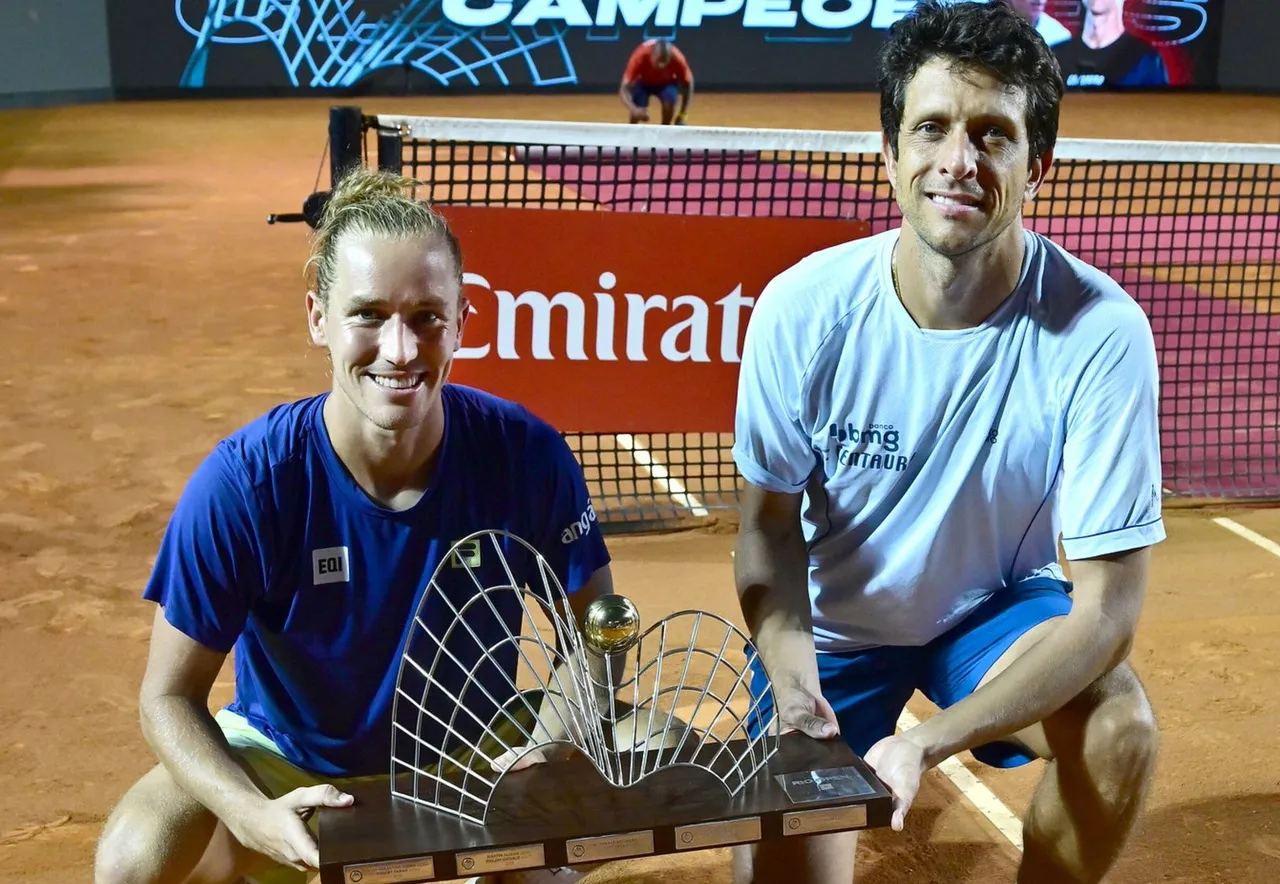 Rafael Matos e Marcelo Melo foram campeões nas duplas no Rio Open