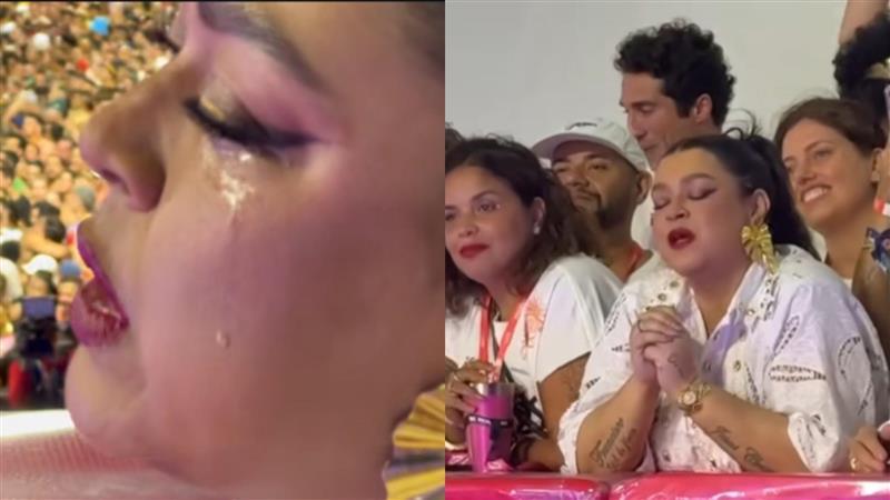 Preta Gil se emocionou com carinho de fãs e cantores