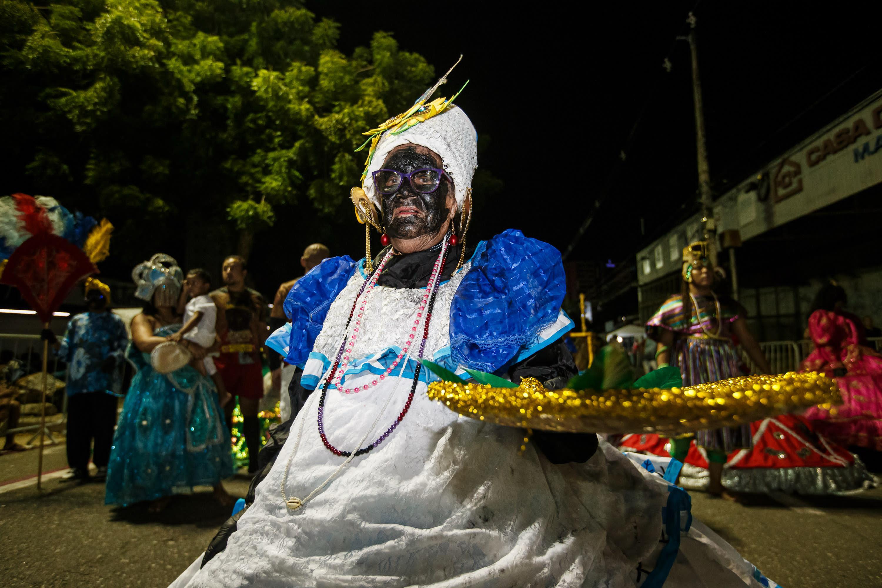 Francisca Rodrigues Pereira é baiana do Maracatu ‘Nação Baobab’