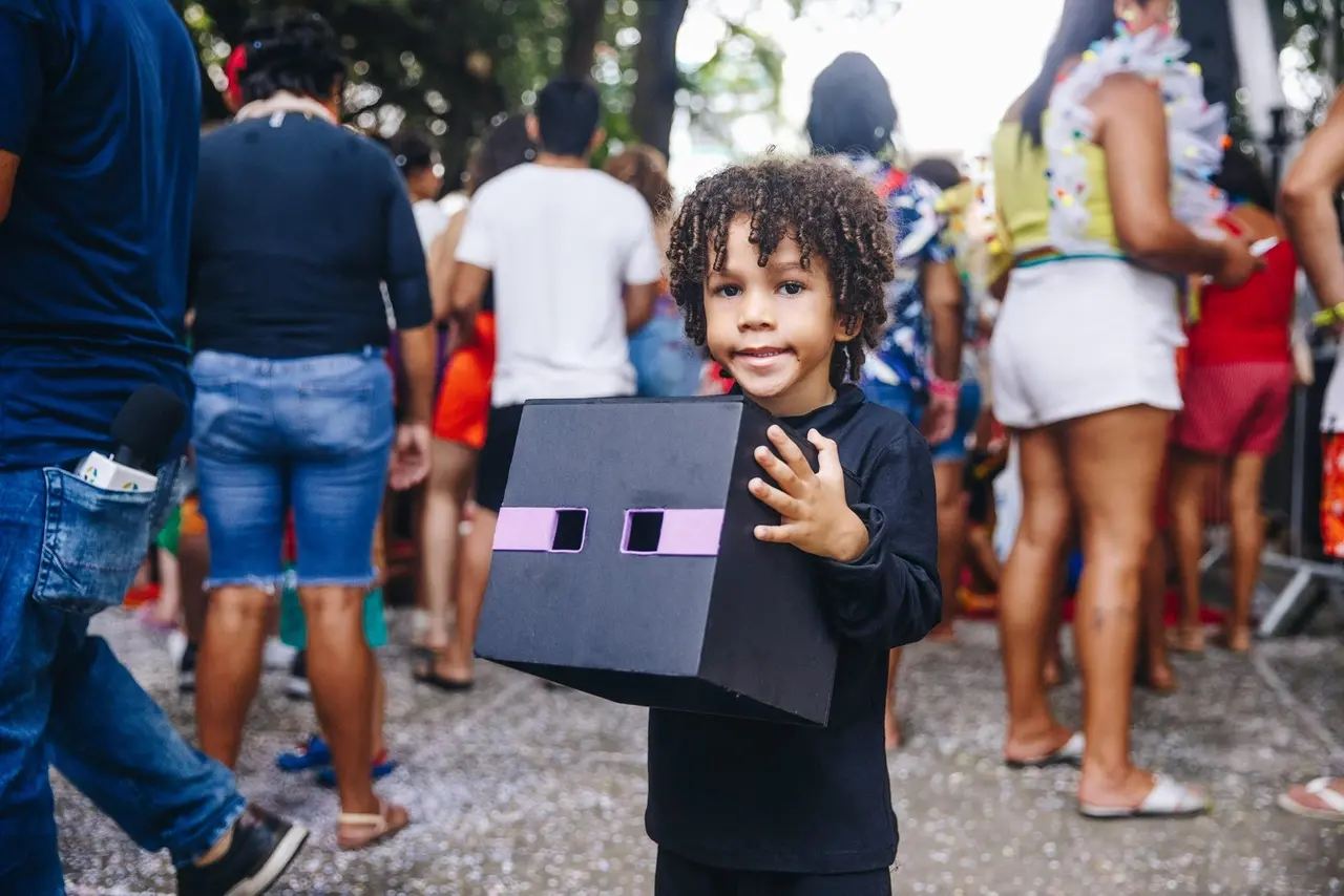 Carnaval infantil no Passeio Público