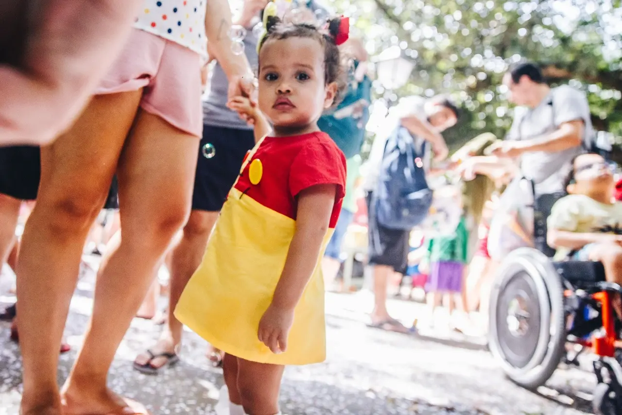 Carnaval infantil no Passeio Público