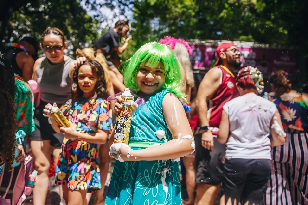 Carnaval infantil no Passeio Público