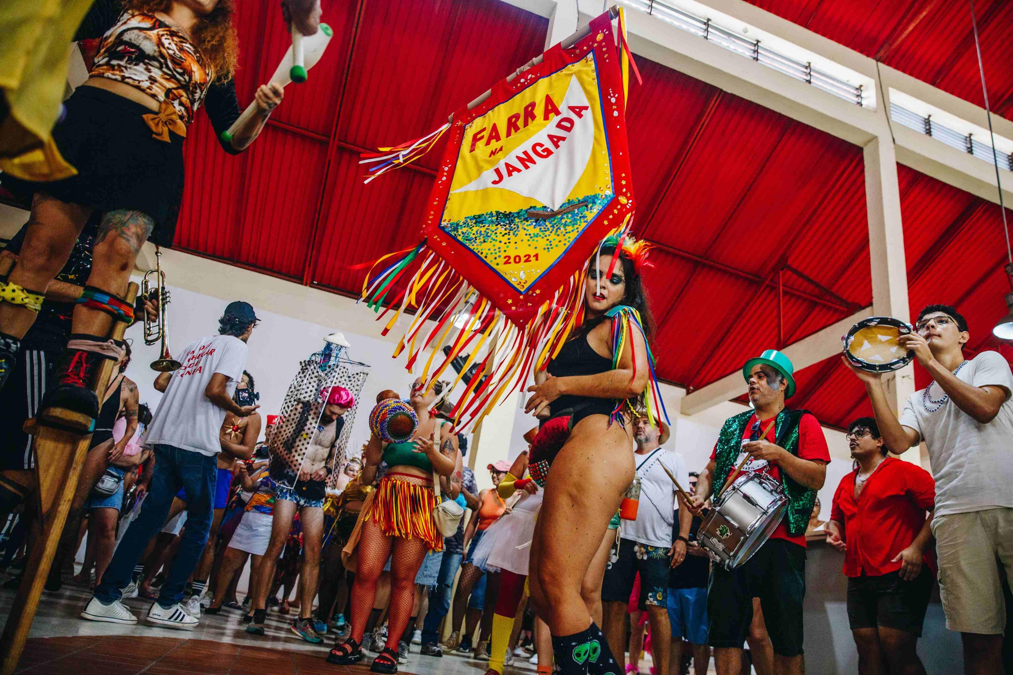 Cortejo Farra da Jangada, em Fortaleza