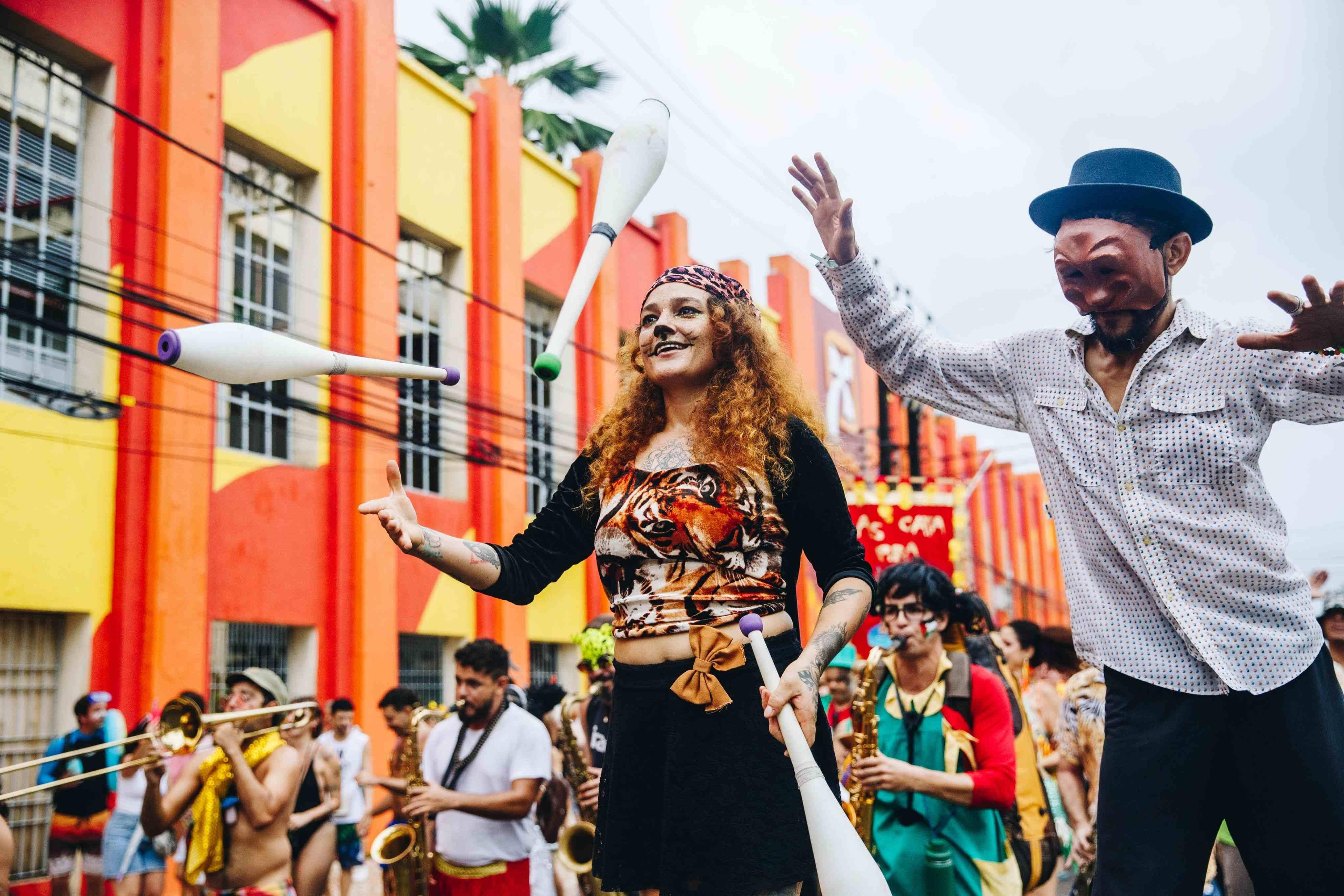 Cortejo no Centro de Fortaleza