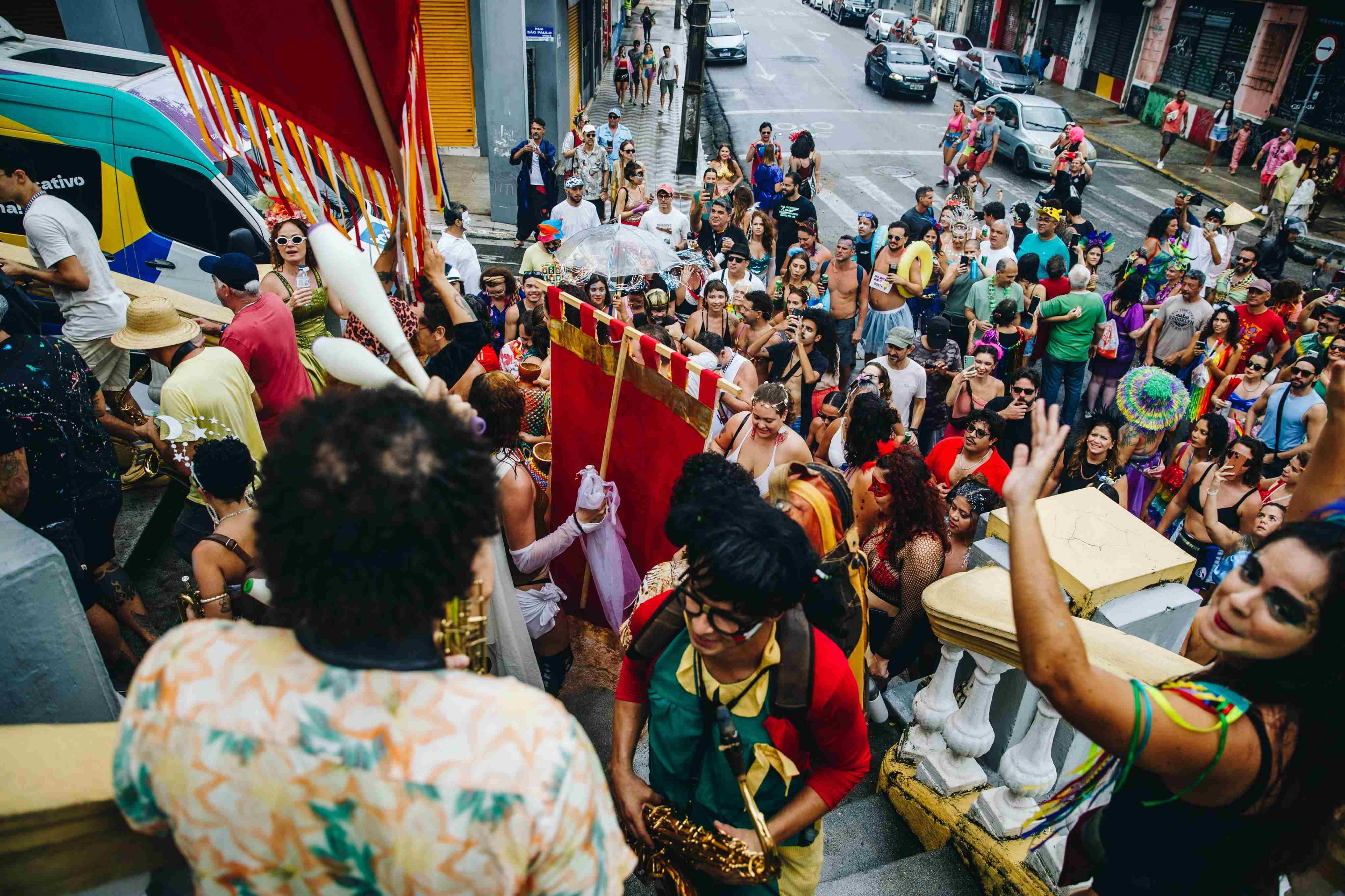 Cortejo no Centro de Fortaleza