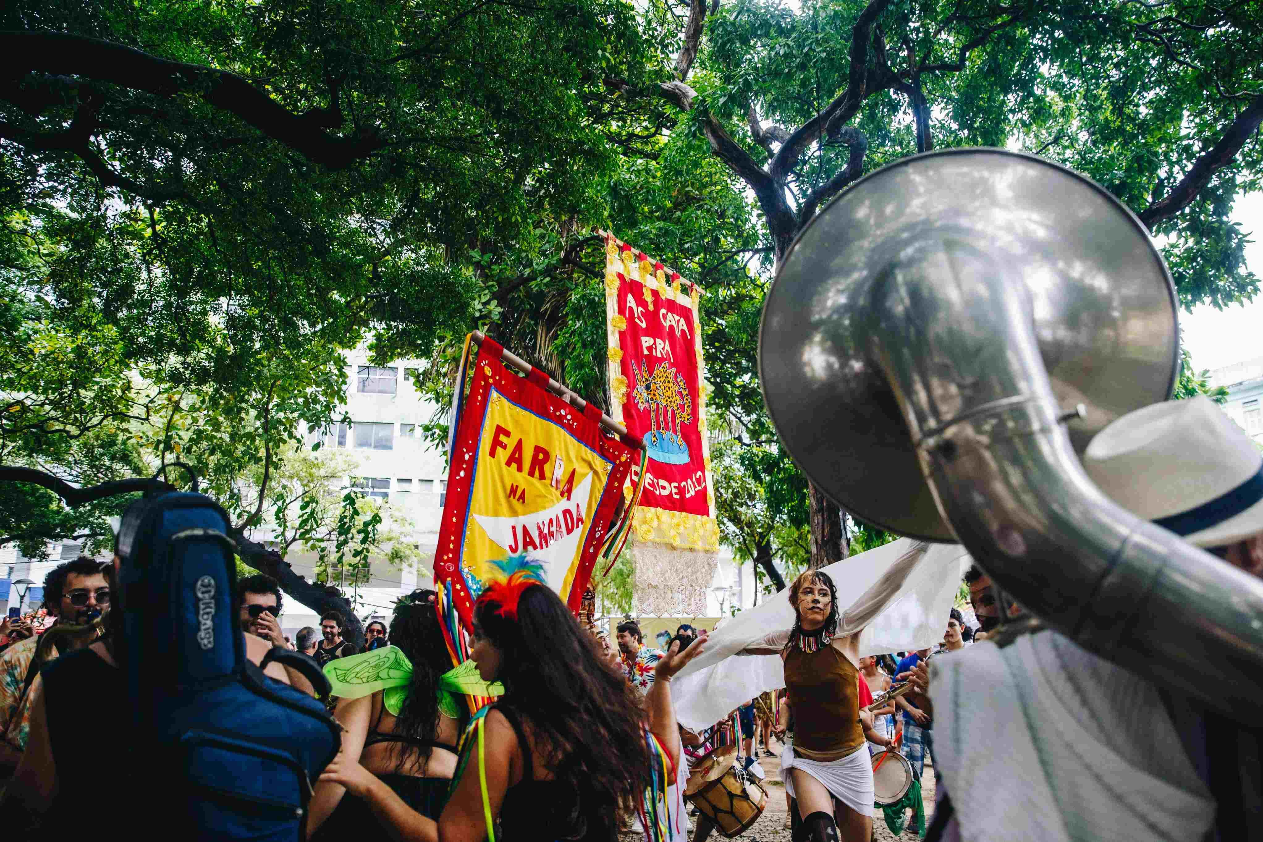 Farra da Jangada na Praça dos Leões