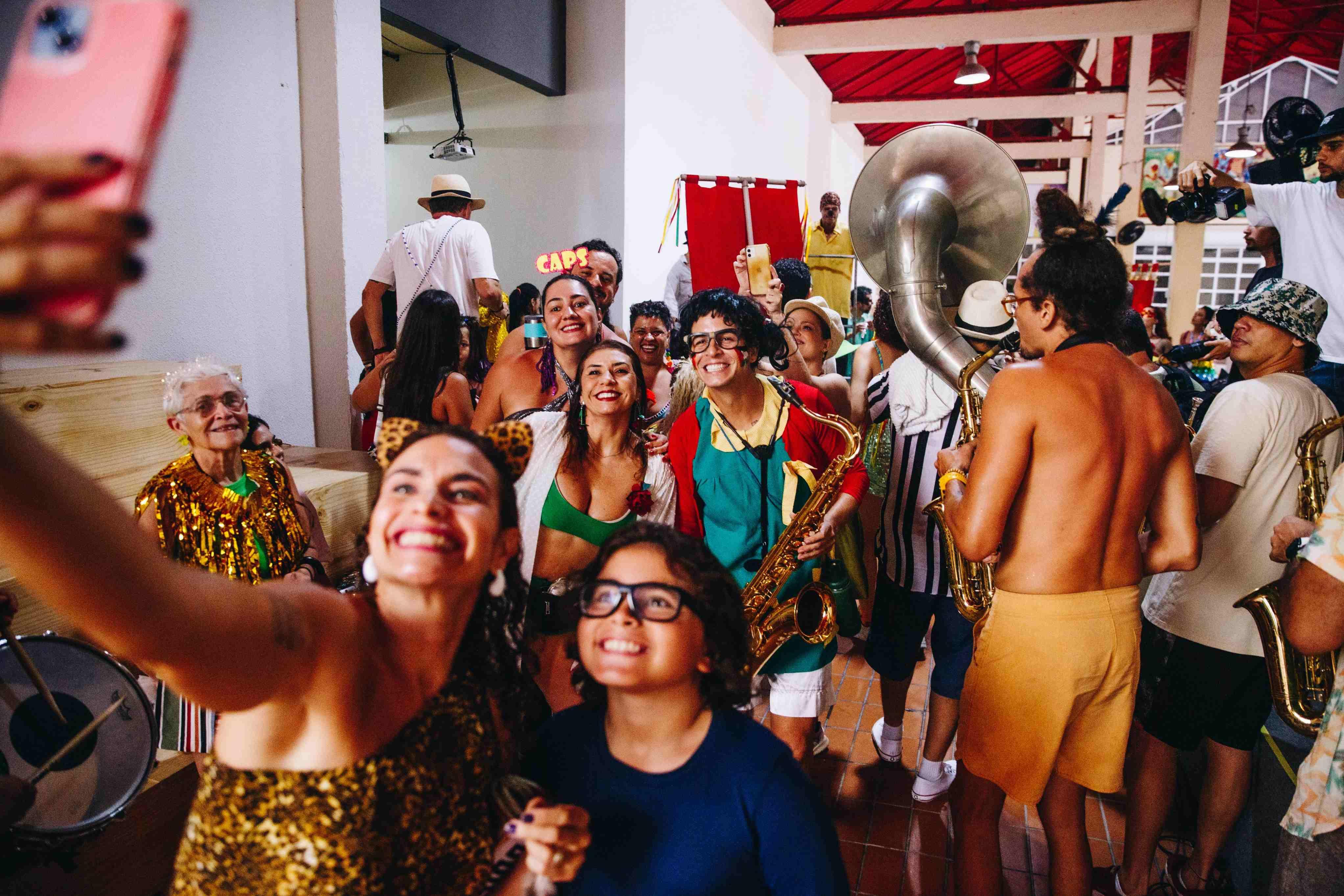 Farra da Jangada no Centro de Fortaleza