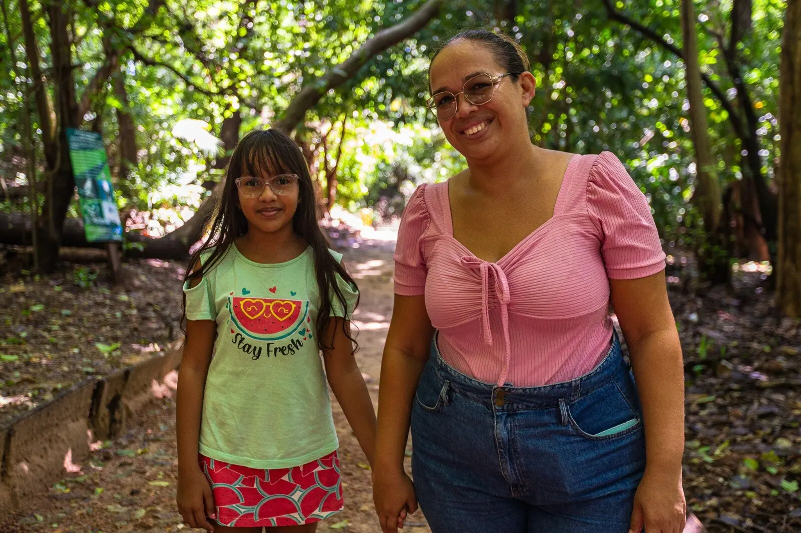 Parque do Cocó é espaço de lazer para crianças e adultos