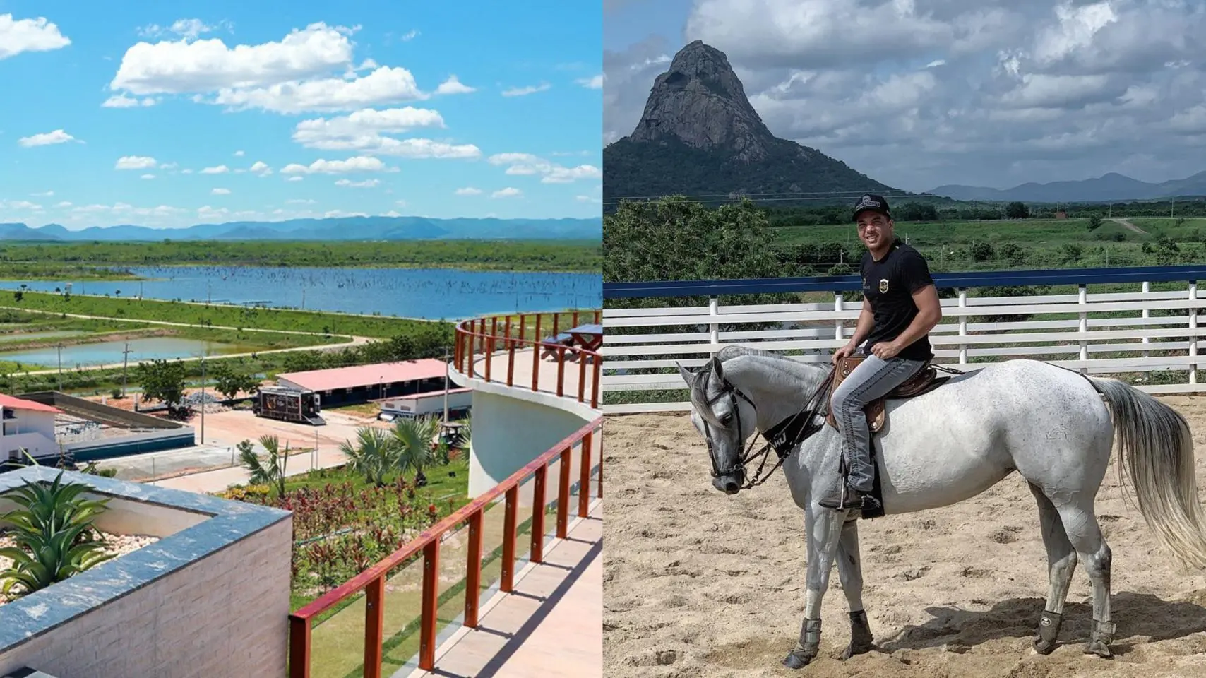 Cantor é dono de Haras de luxo e fazenda em Aracoiaba, no Ceará