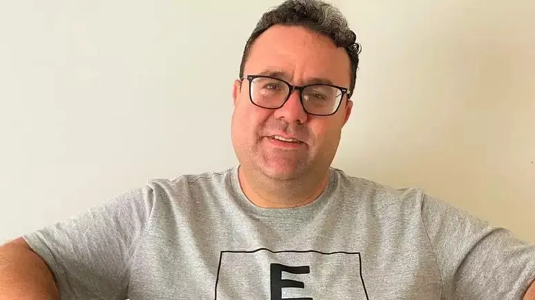 Foto do jornalista do Paraná, Cris Freitas, que foi morto em sua casa