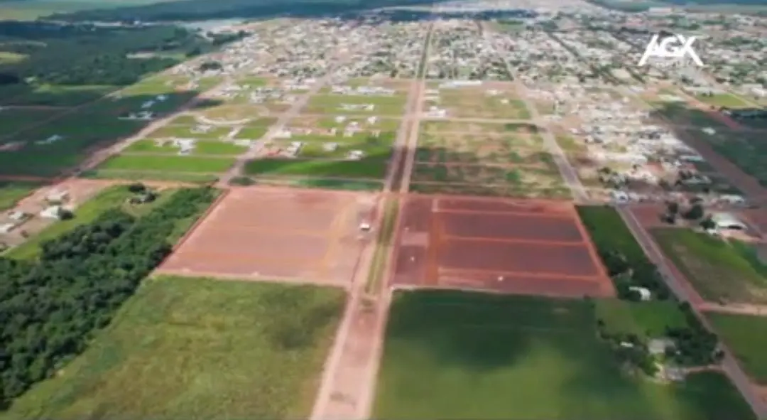 Terreno divulgado em peça publicitária