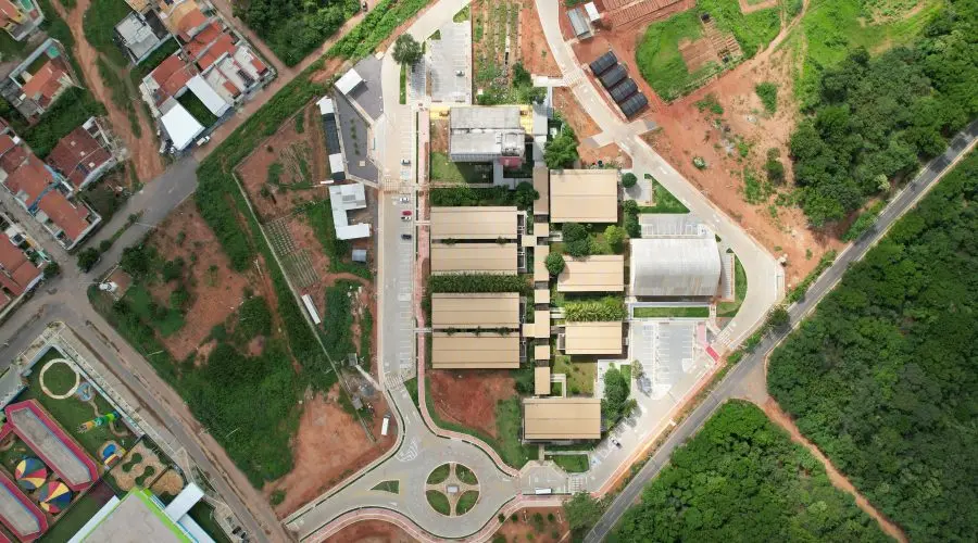 Vista aérea do campus da UFCA no crato