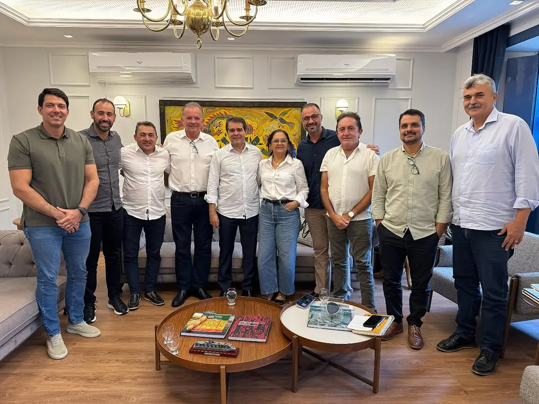 Vereadores do PDT em encontro com o prefeito Evandro Leitão